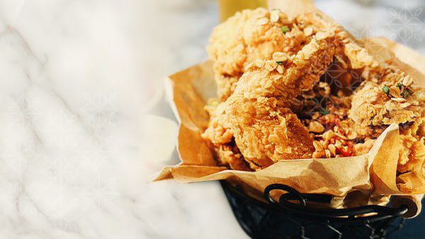 Oat Crusted Chicken Wings & Beer