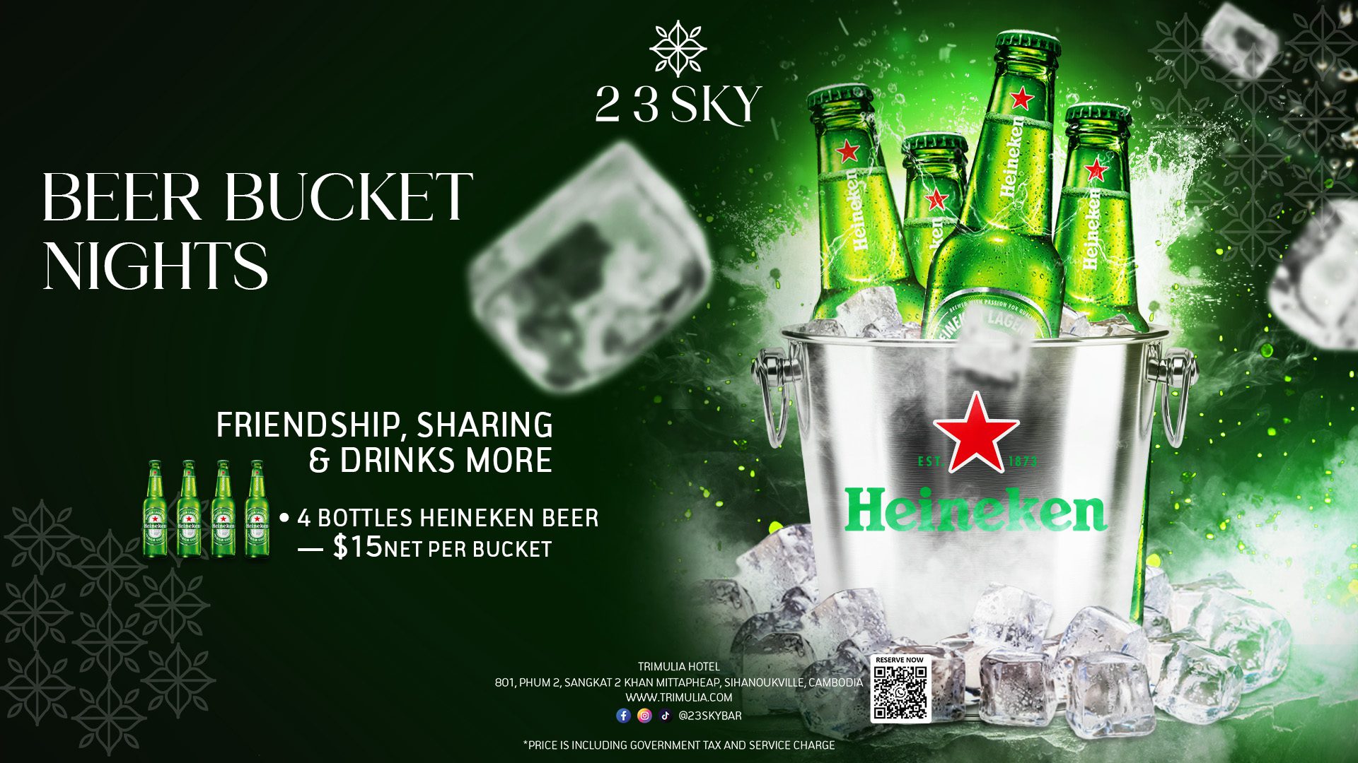 Beer Bucket Nights at 23 SKY